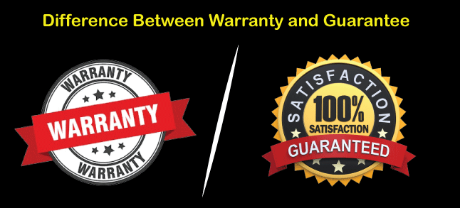 guarantee vs warranty