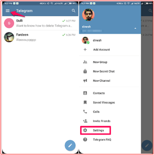  Telegram Account Delete Kaise Kare