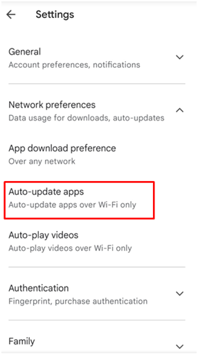 Auto Updates Apps
