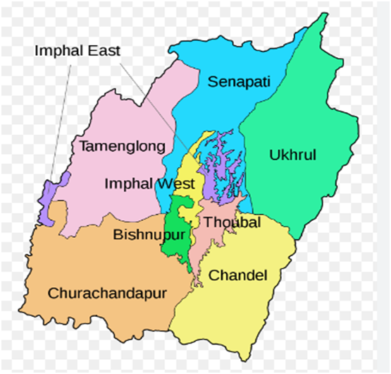 Manipur map